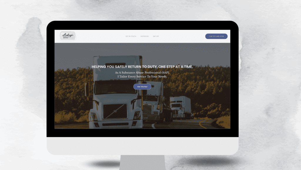 Polished brand identity and responsive website design for Audrey's Consultant by Unfold Creative