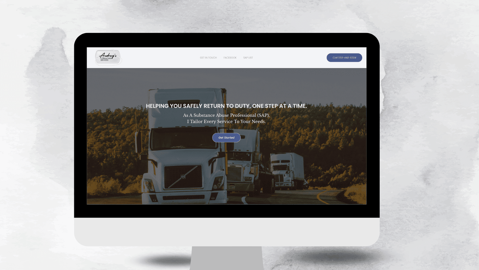 Polished brand identity and responsive website design for Audrey's Consultant by Unfold Creative